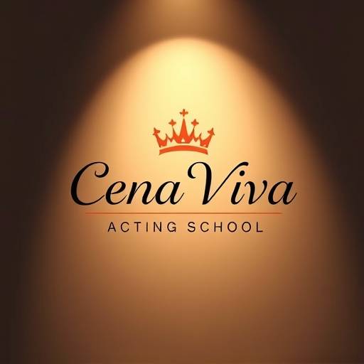 Logo da Escola de Atores Cena Viva